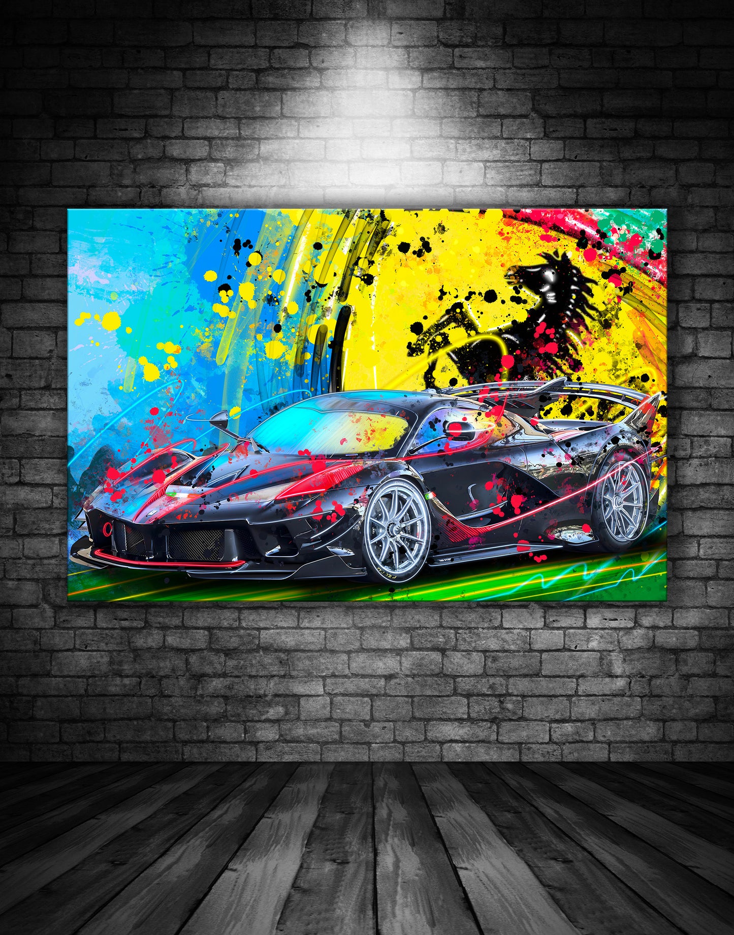 Ferrari FXX Graffiti Painting (2)