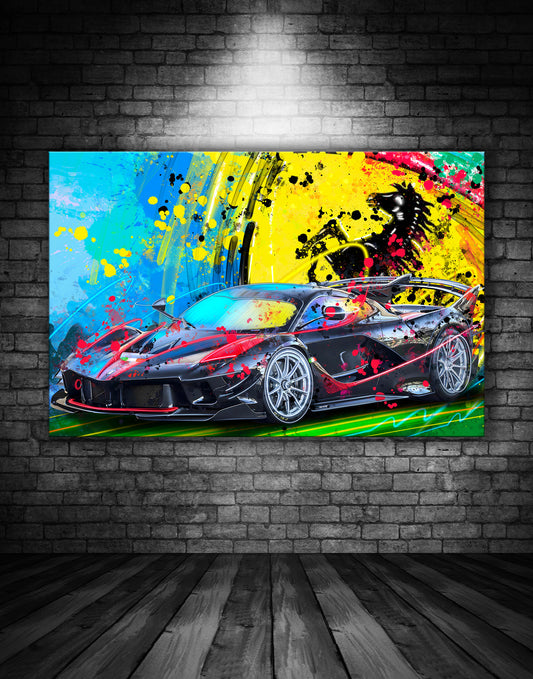 Ferrari FXX Graffiti Painting (2)