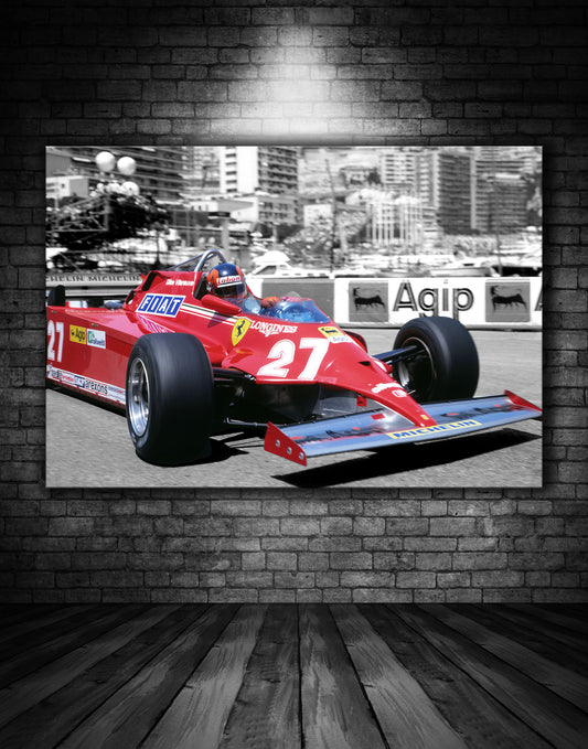 Ferrari Gilles Villeneuve Monaco