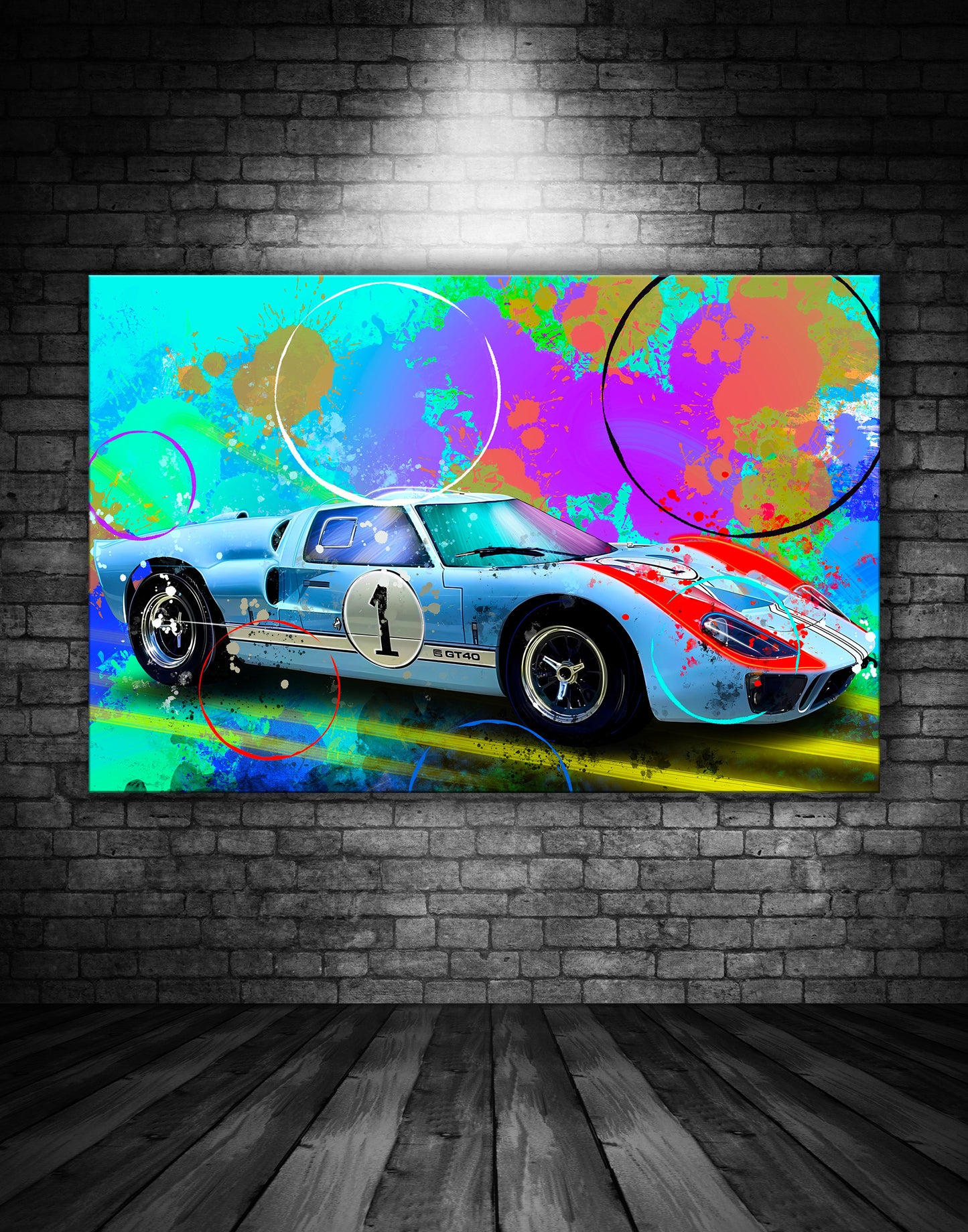Ford GT40 Graffiti Painting