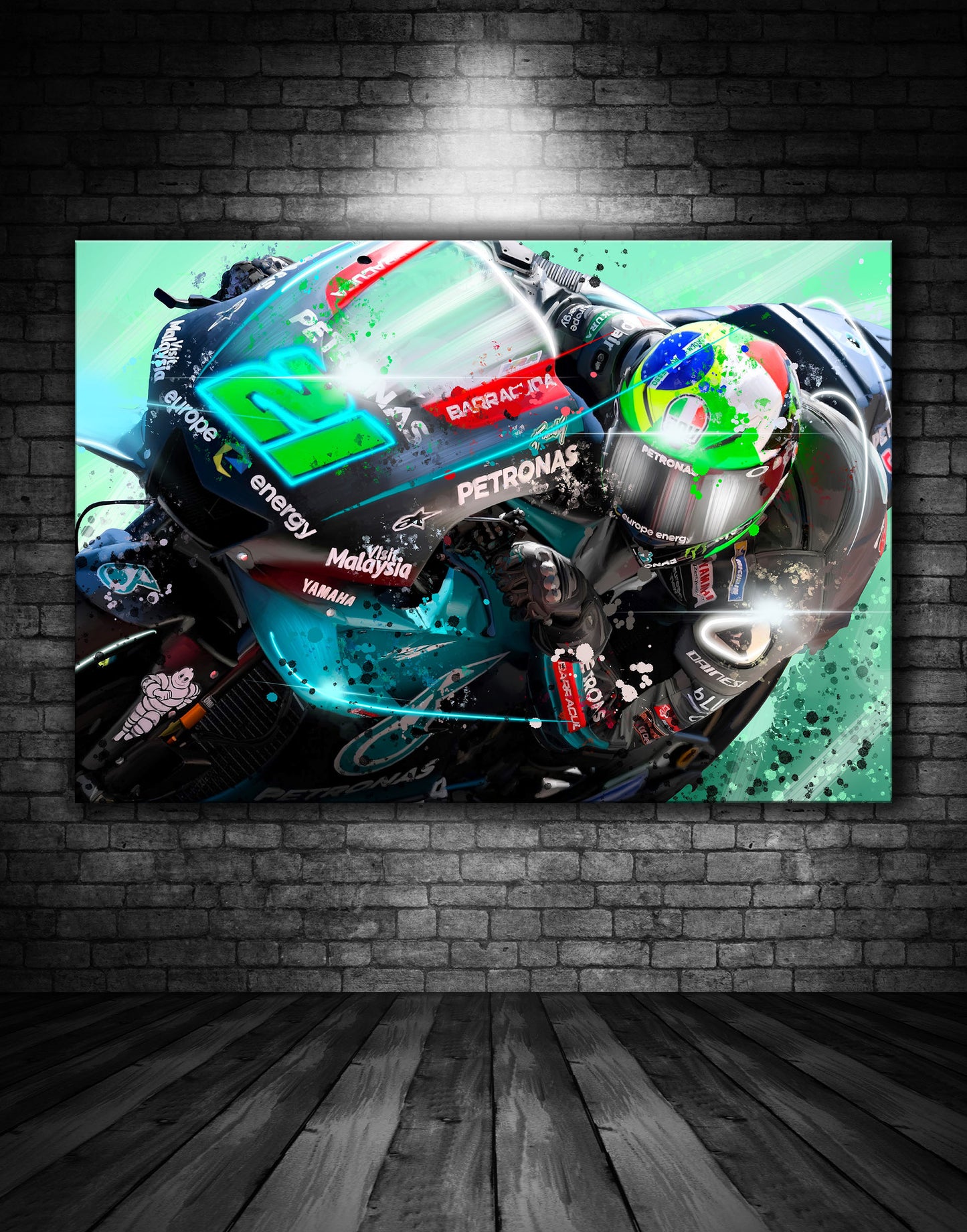 Franco Morbidelli Petronas Yamaha Moto GP Graffiti Painting