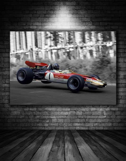 Graham Hill Gold Leaf Team Lotus Nurburgring Grand Prix