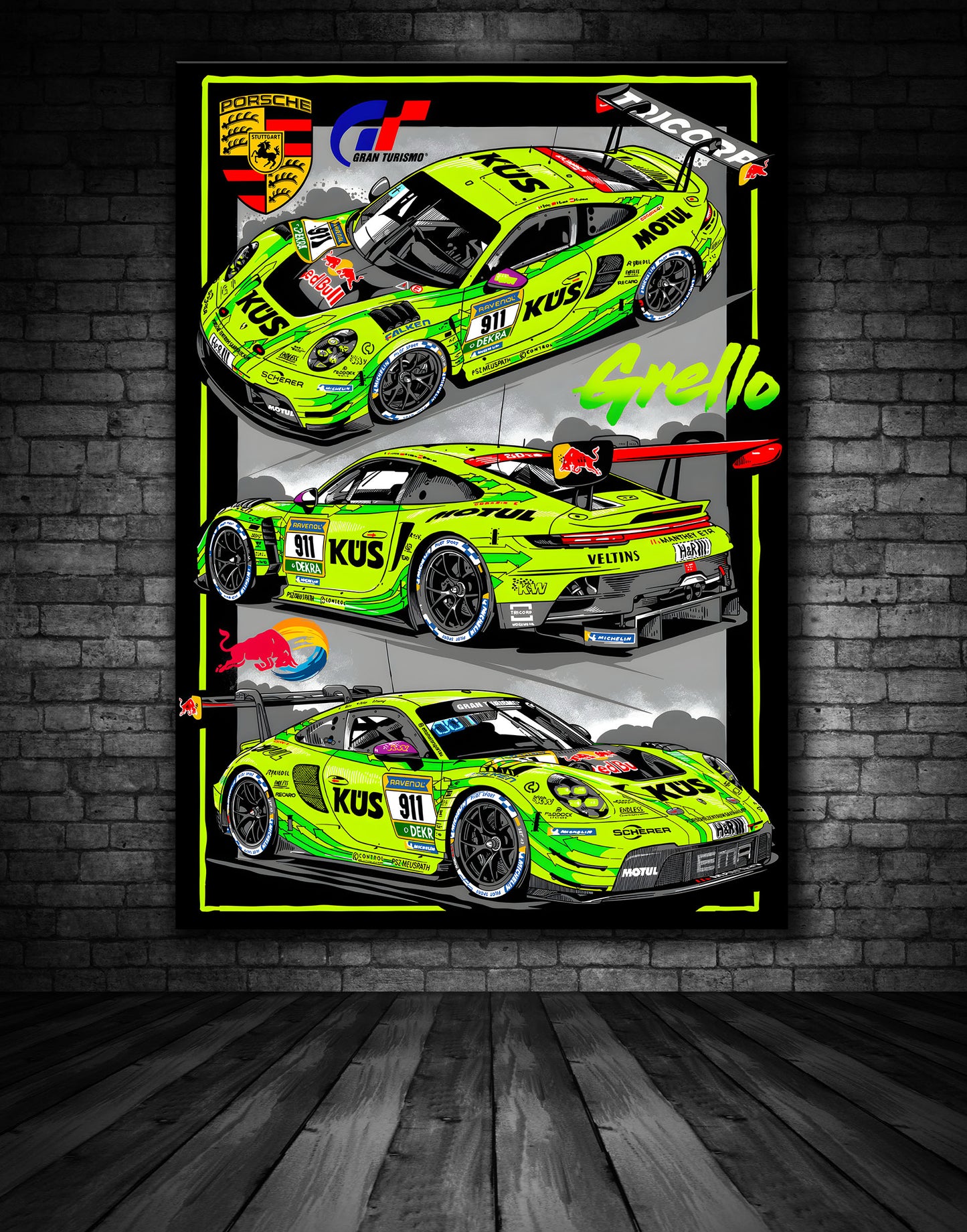 Grello Porsche GT3 RS Print