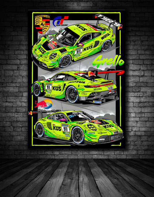 Grello Porsche GT3 RS Print
