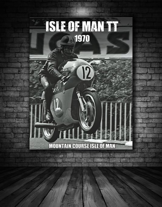 Isle Of Man TT 1970 Vintage Poster