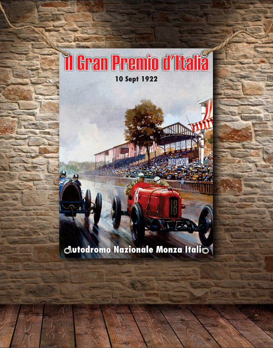 Italian Grand Prix 1922 Banner