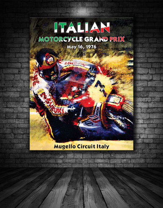 Italian Grand Prix 1938 Vintage Poster (2)