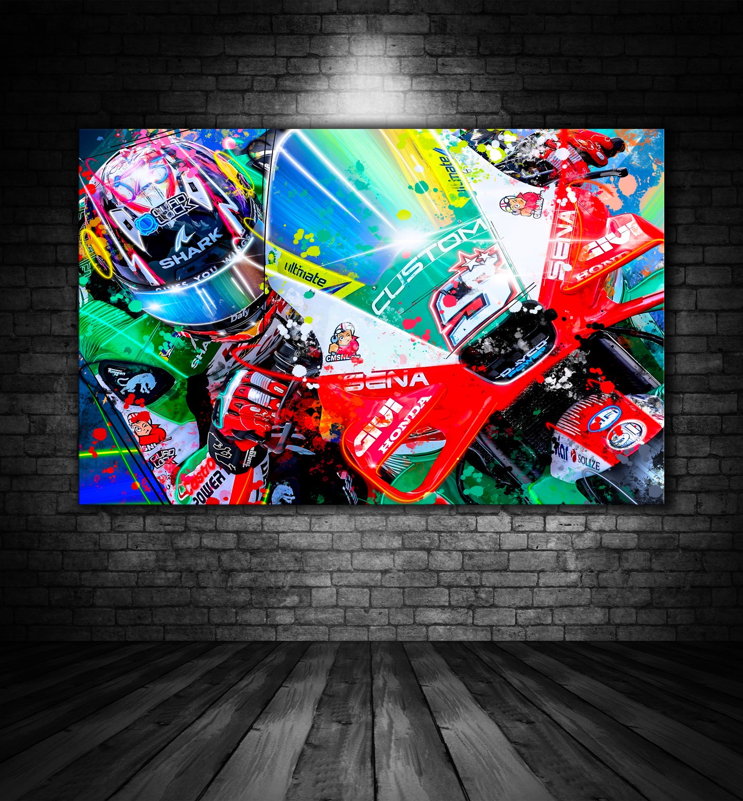JOHAN ZARCO LCR HONDA MOTO GP PAINTING