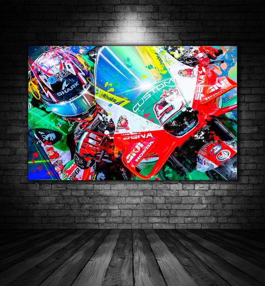 JOHAN ZARCO LCR HONDA MOTO GP PAINTING