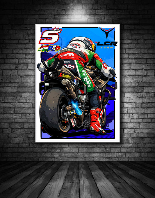 JOHAN ZARCO LCR HONDA MOTO GP POSTER