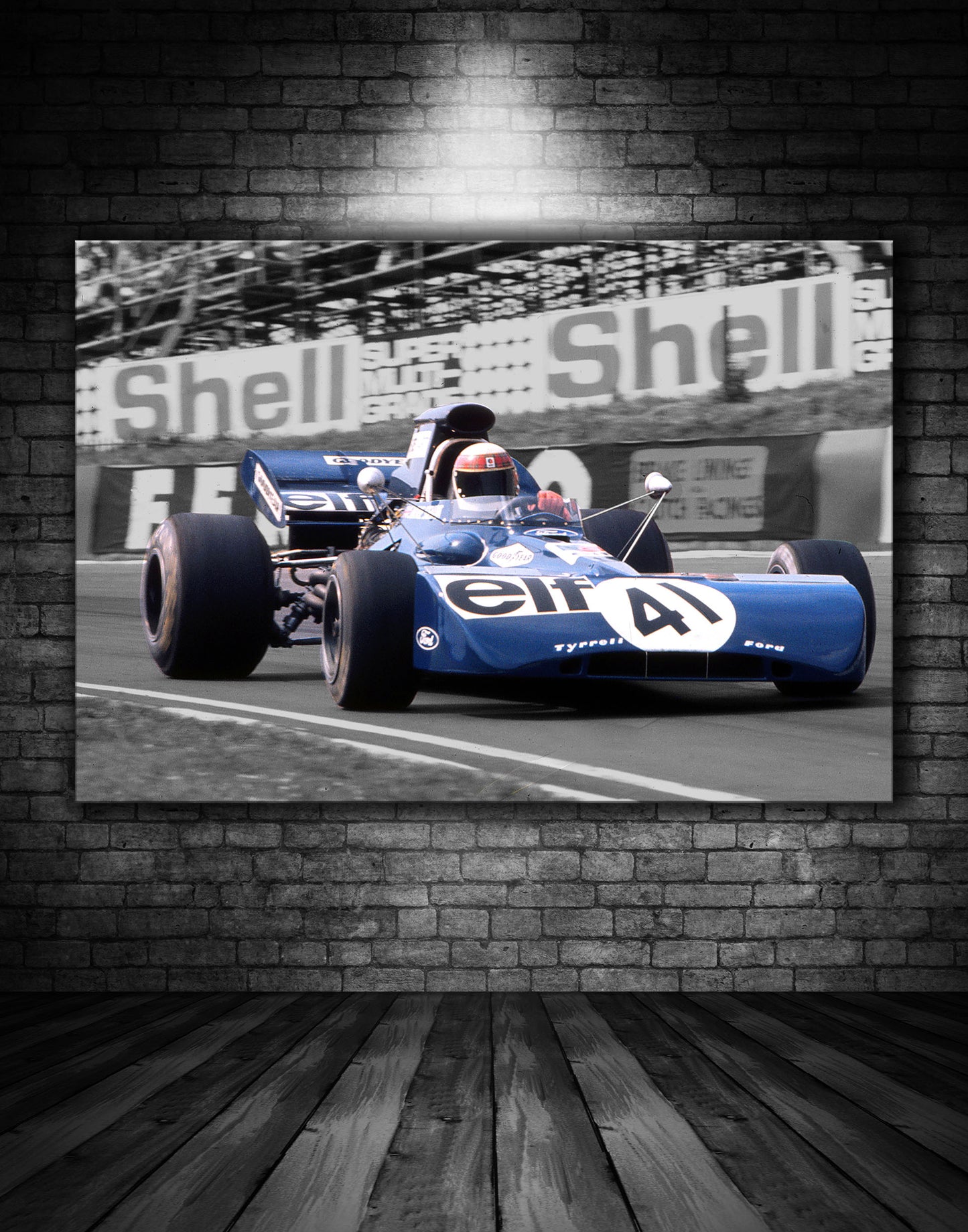 Jackie Stewart Tyrell Brands Hatch Grand Prix