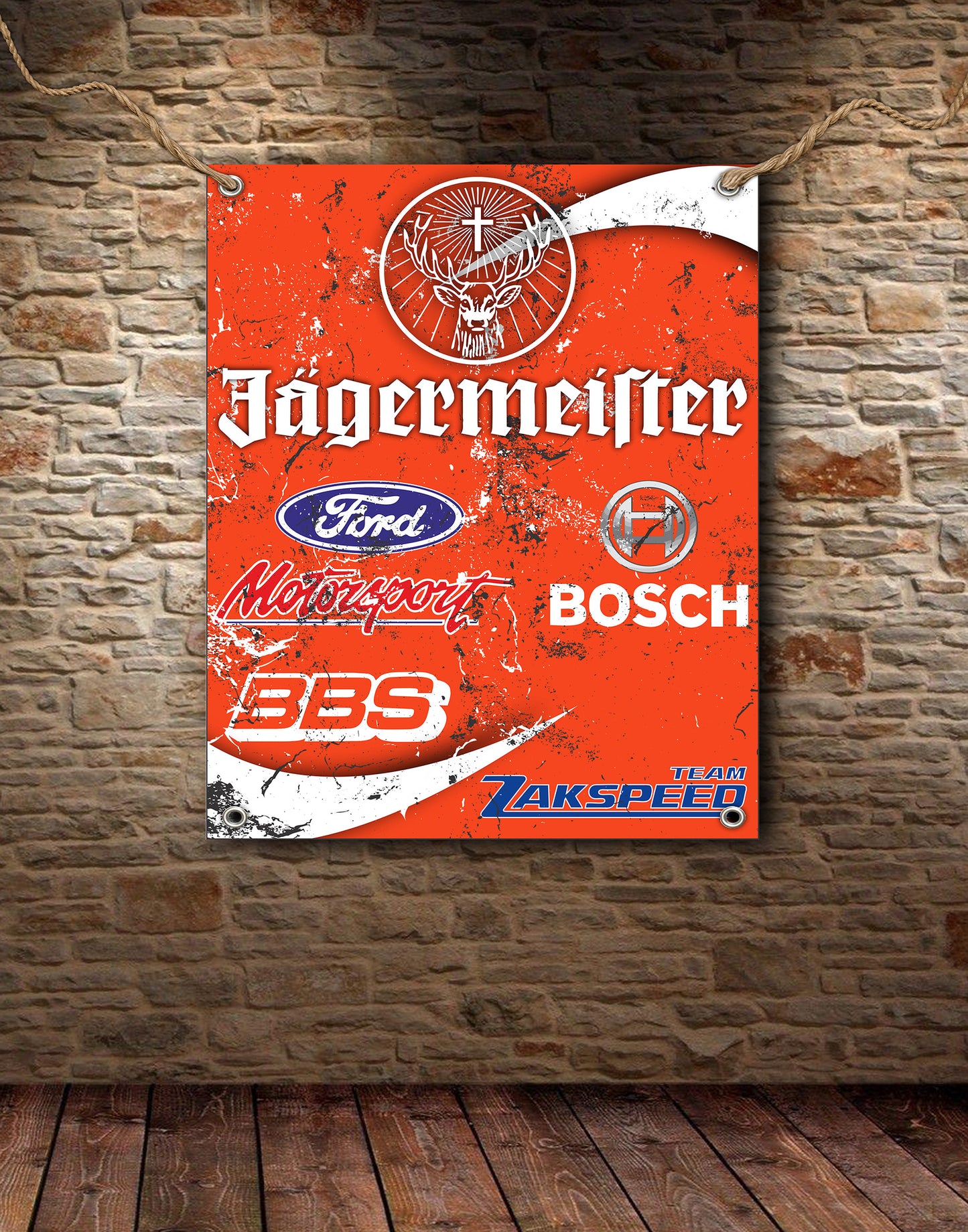 Jagermeister Ford Zakspeed Banner