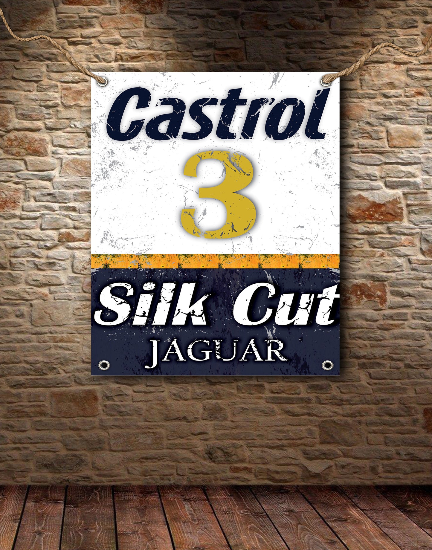 Jaguar Silk Cut Race Banner