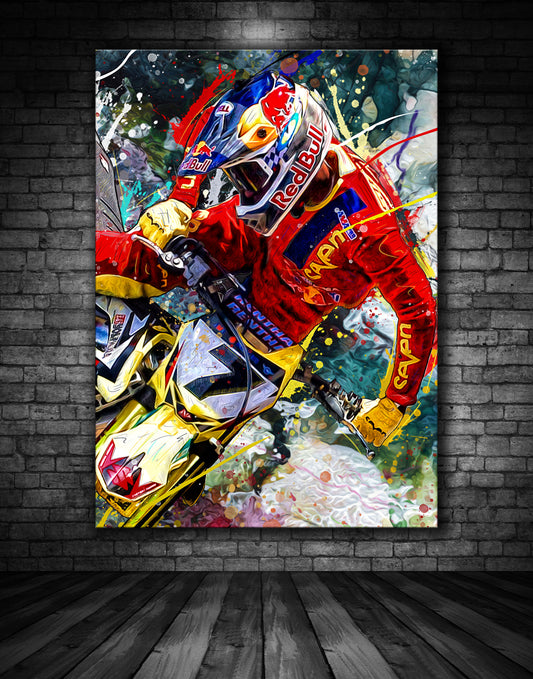 James Stewart The Legend Graffiti Painting