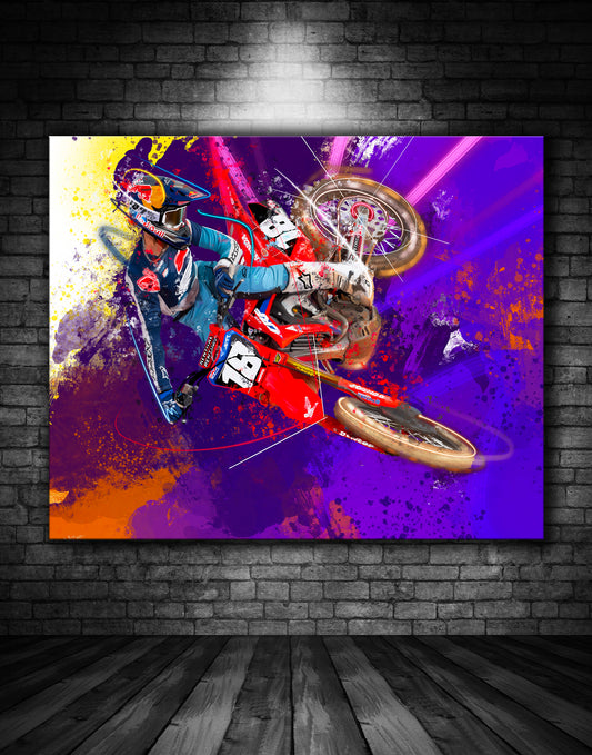 Jett Lawrence Honda MX Graffiti Painting