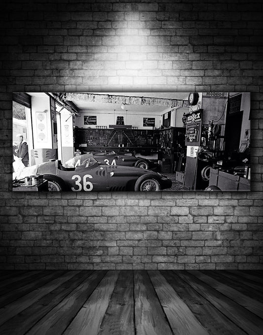 Juan Fangio Garage Monaco 1957