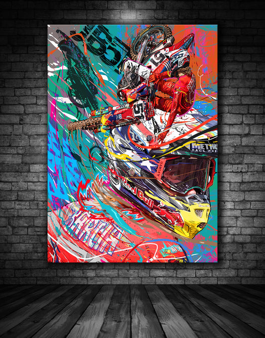 Justin Bam Bam Barcia Graffiti Painting