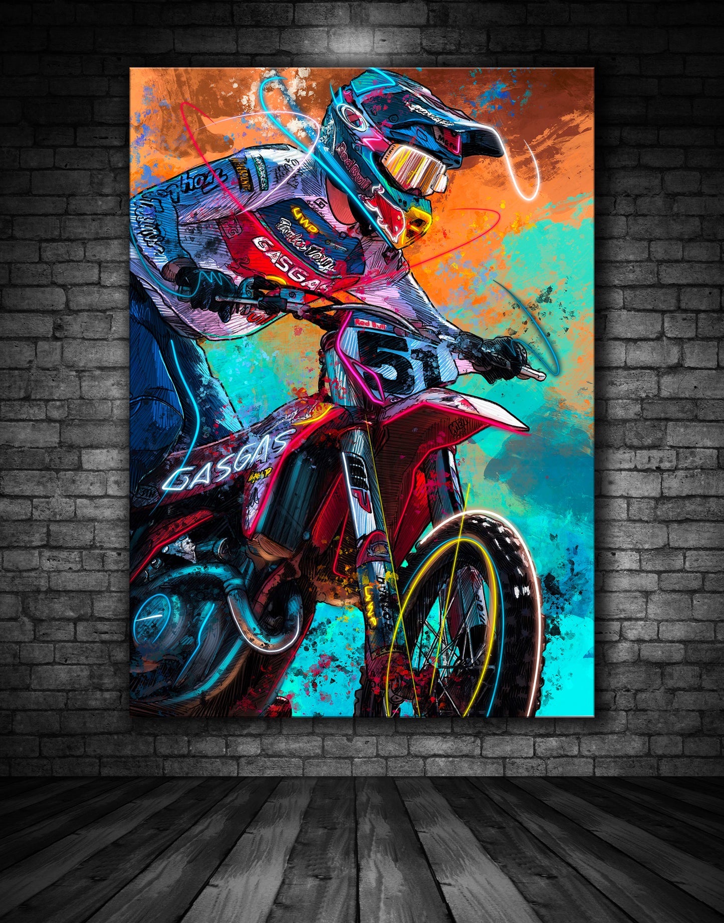 Justin Barcia AKA Bam Bam Graffiti Painting