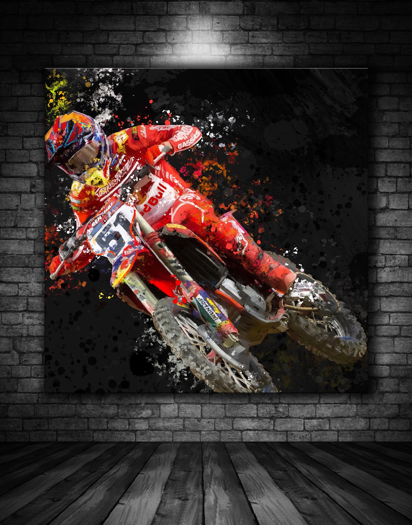 Justin Barcia Black Series Graffiti Painting