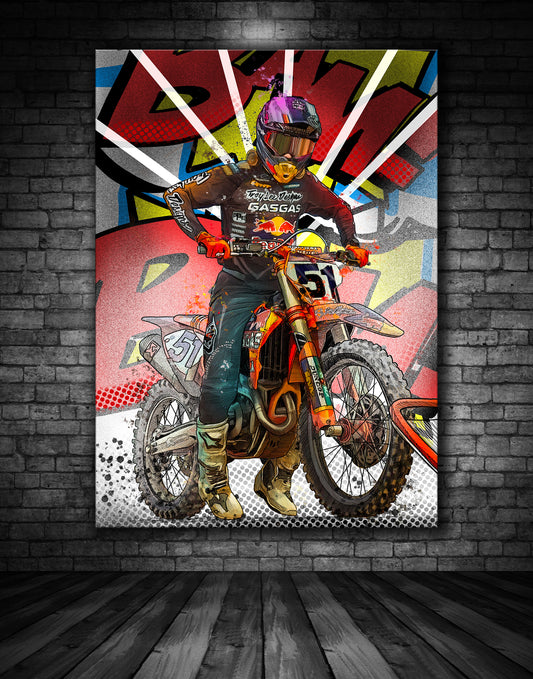 Justin Barcia Pop Art Graffiti Painting