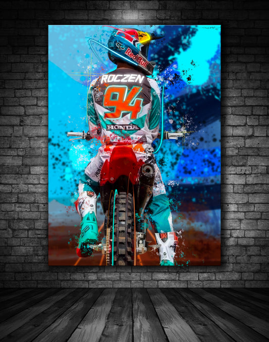 Ken Roczen Miami Supercross Graffiti Painting