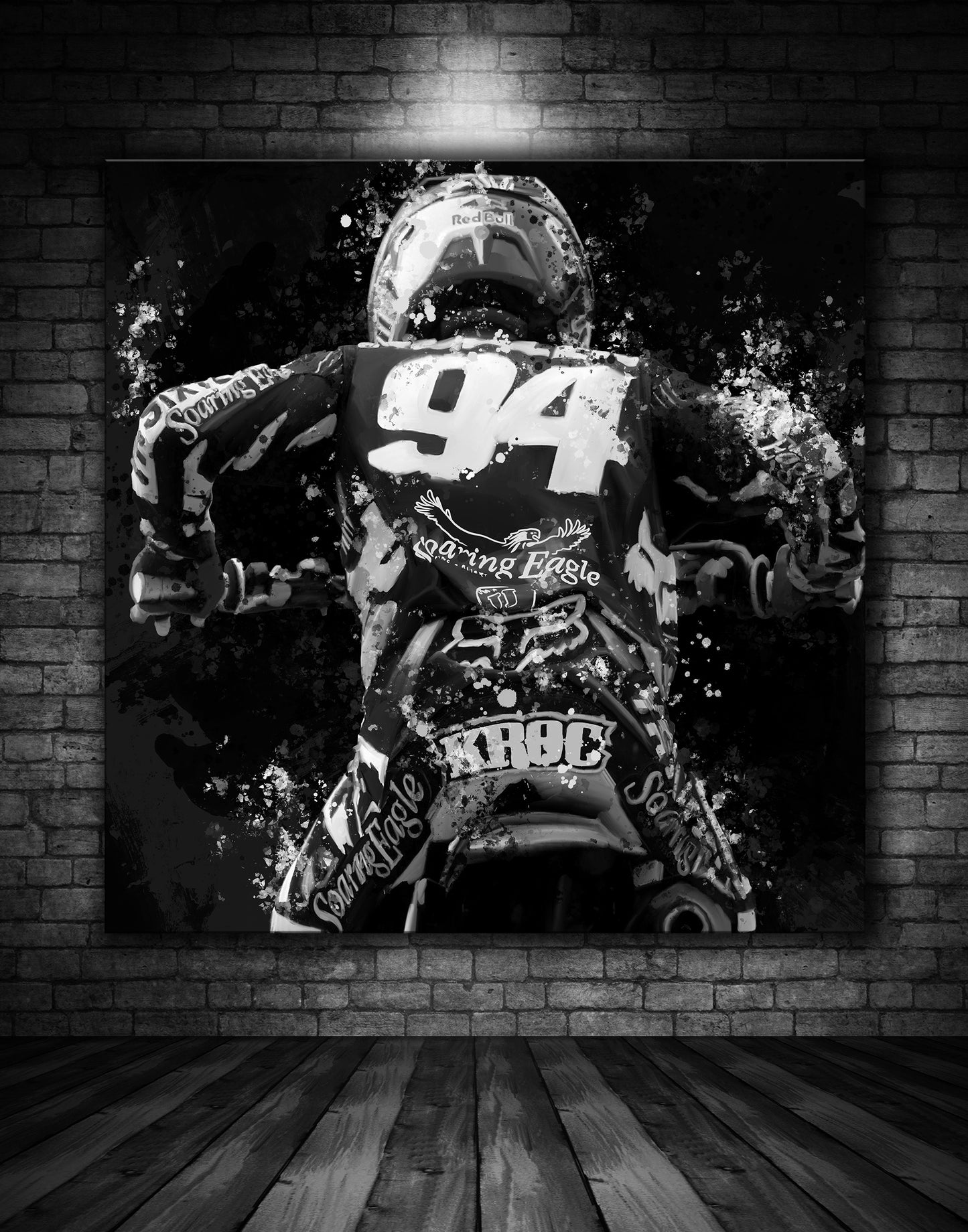 Ken Roczen Portrait MX Graffiti Painting