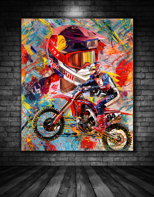 Ken Roczen Supercross Graffiti Painting