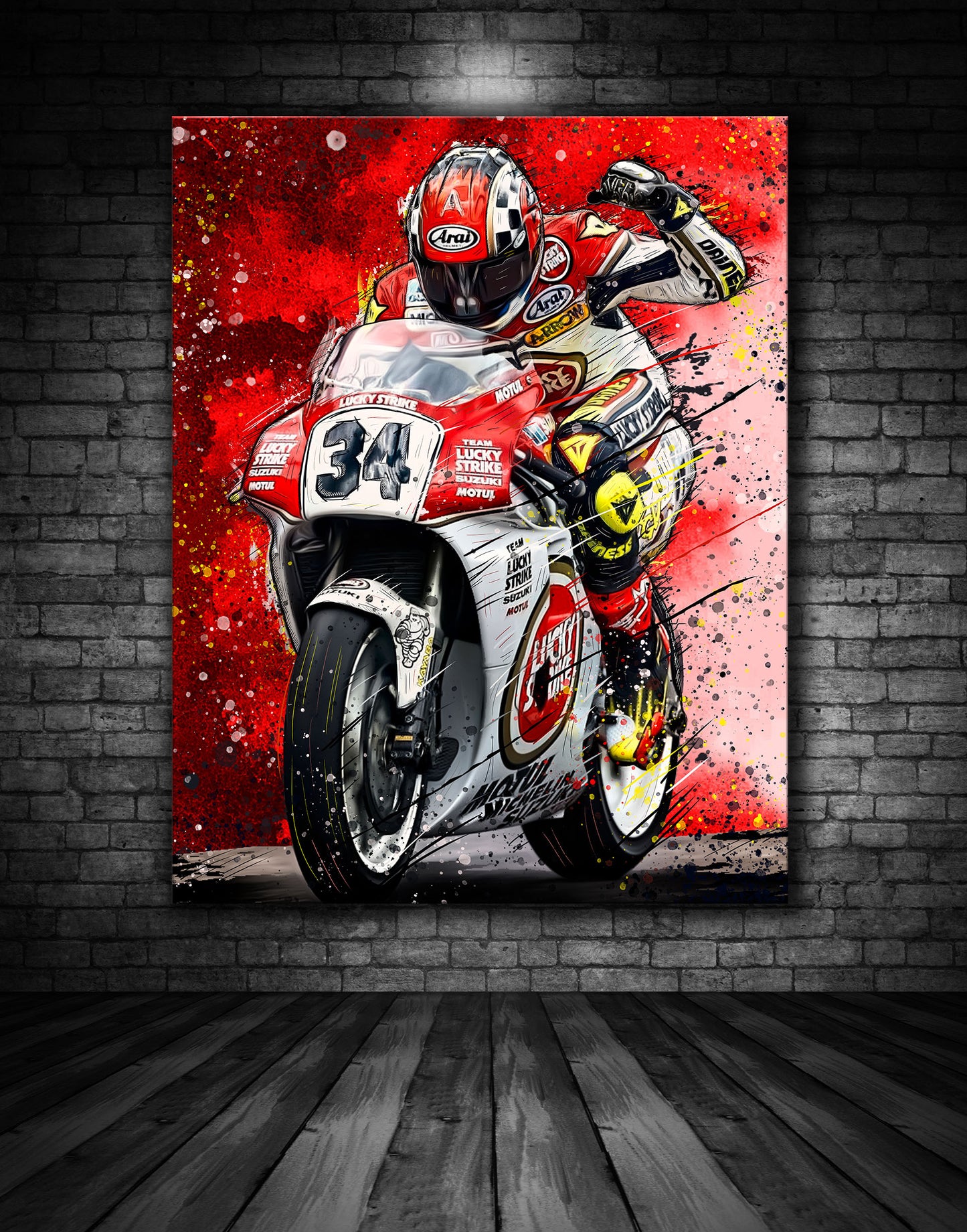 Kevin Schwantz Lucky Strike