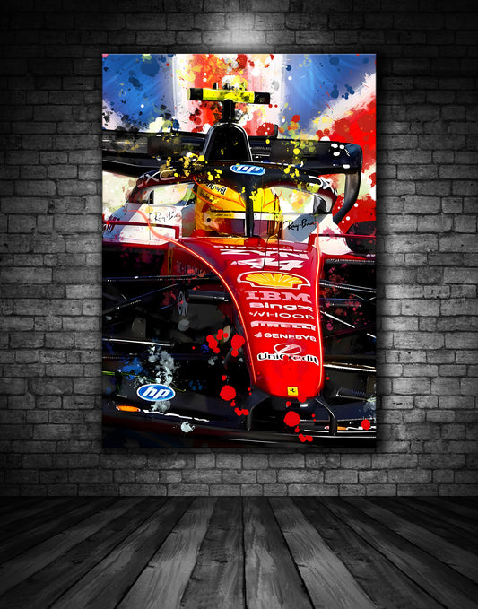 LEWIS HAMILTON FERRARI F1 PORTRAIT 2026