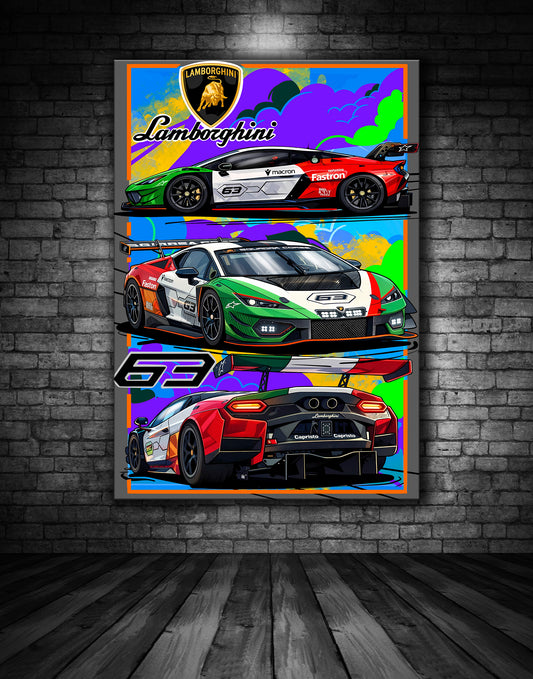 Lamborghini 63 Supercar Print