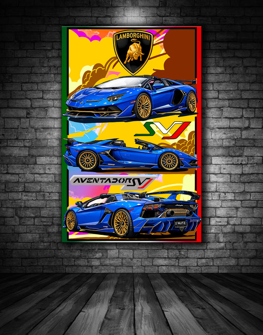 Lamborghini Aventador SVJ Print