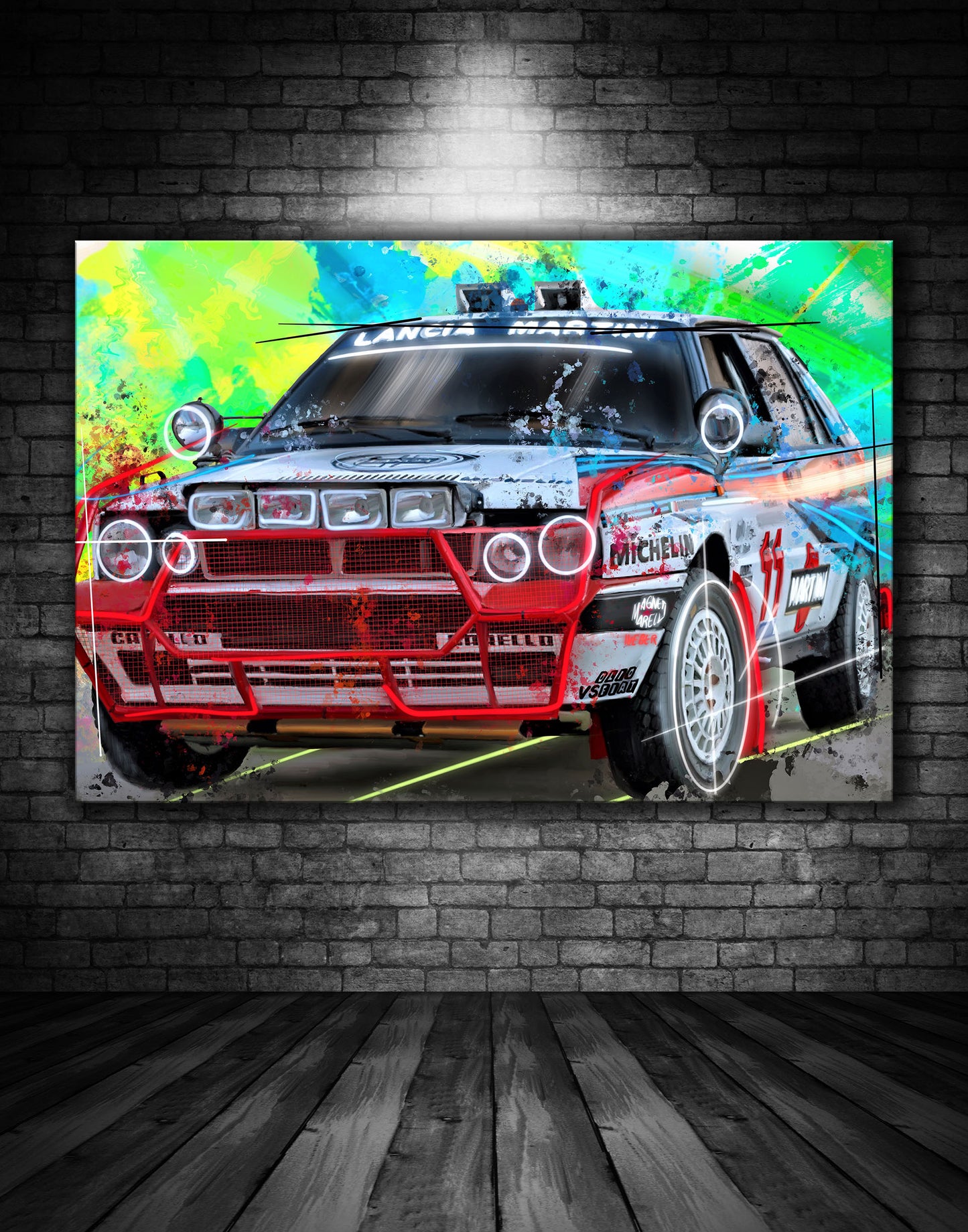 Lancia Delta Group B Graffiti Painting