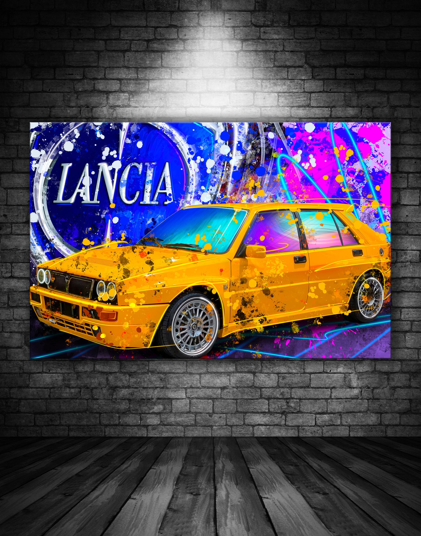 Lancia Delta Integrale Turbo Graffiti Painting (1)