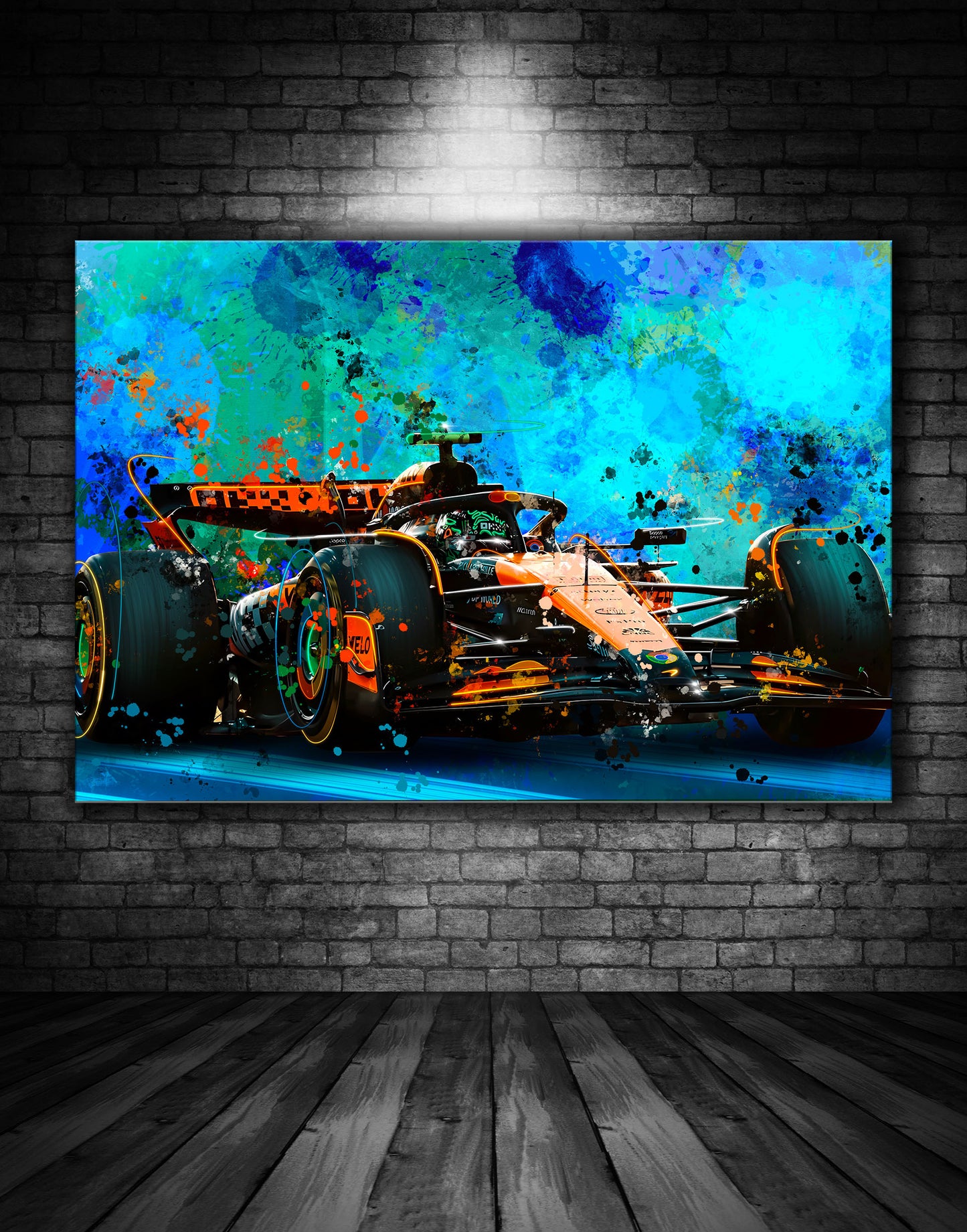 Lando Norris Mclaren F1 Painting 2025