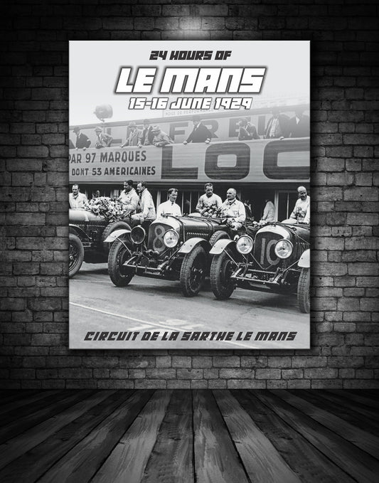 Le Mans 1929 Vintage Poster