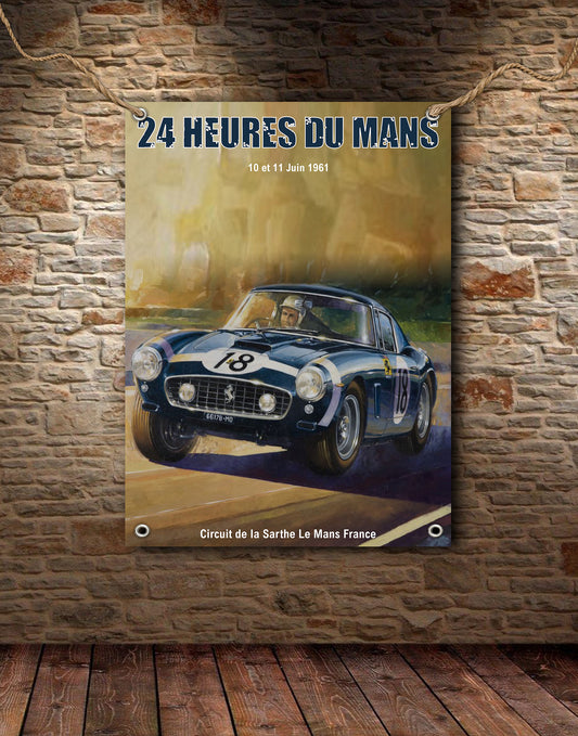 Le Mans 1961 Race Banner