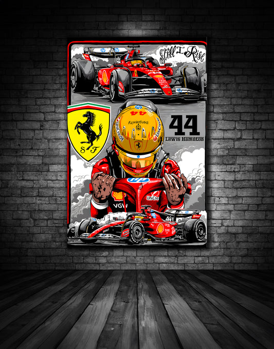 Lewi Hamilton Ferrari Black Edition 2025