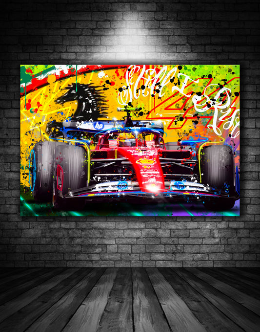 Lewis Hamilton Ferrari Painting