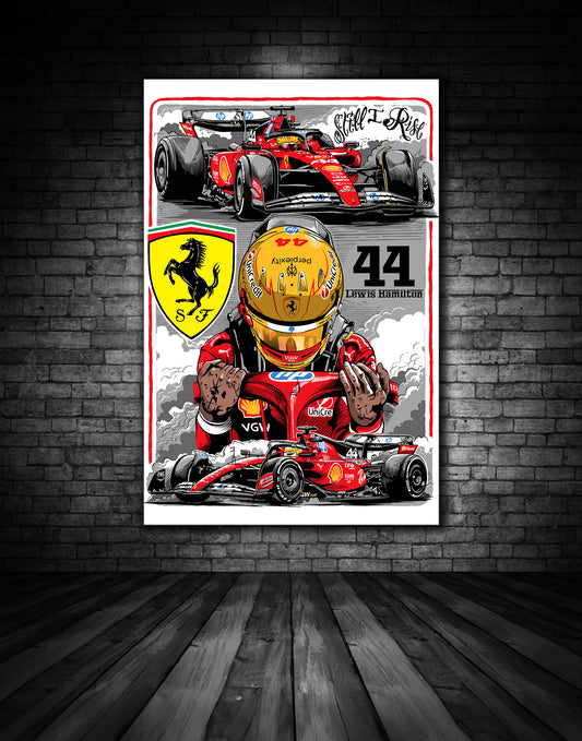 Lewis Hamilton Ferrari White Edition 2025