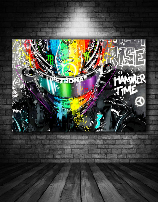 Lewis Hammer Hammertime Graffiti Painting