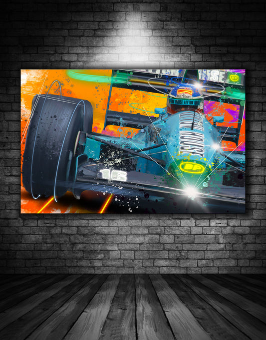 Leyton House March F1 Graffiti Painting