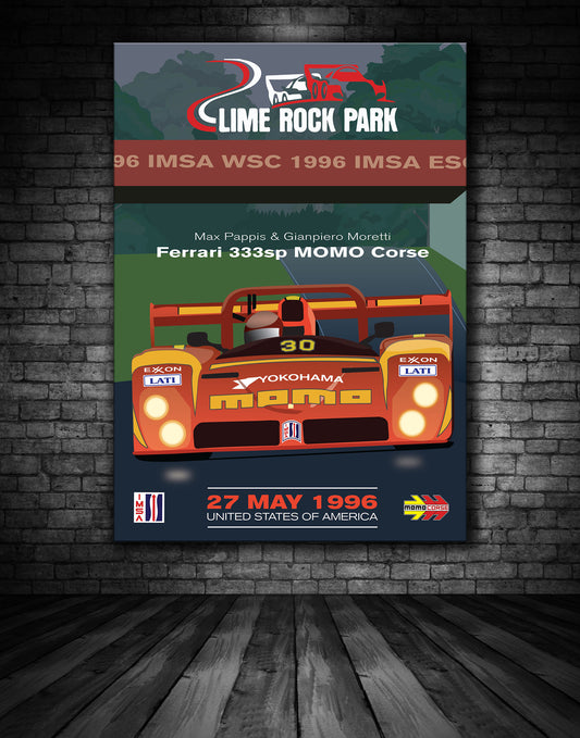 Lime Rock Park 1996 IMSA Poster