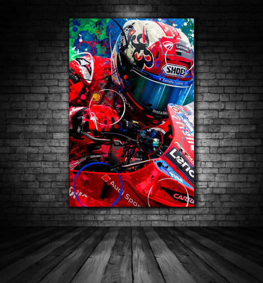 MARC MARQUEZ COTO 2025 DUCATI PAINTING