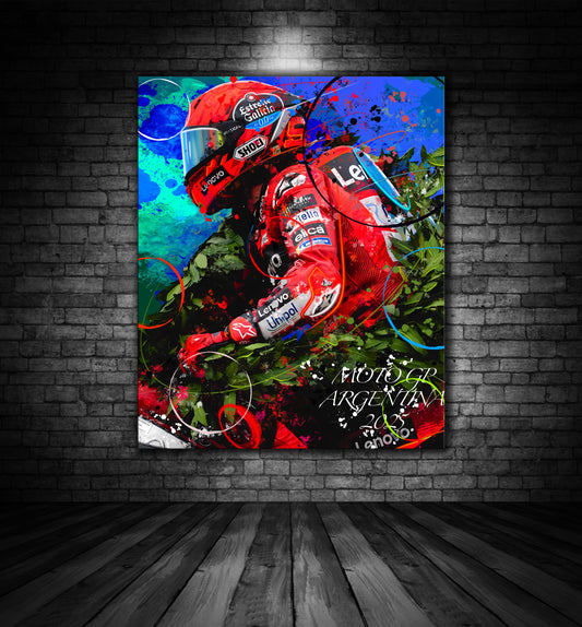 MARC MARQUEZ DUCATI VICTORY PAINTING