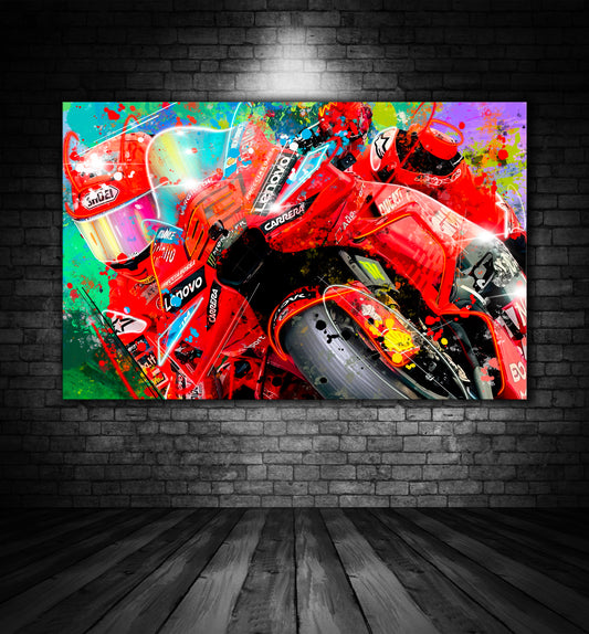 MARC MARQUEZ LENOVO DUCATI GRAFFITI PAINTING