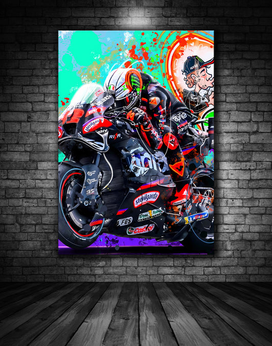 MARCO BEZZECCHI APRILLIA MOTO GP GRAFFITI PAINTING 2026