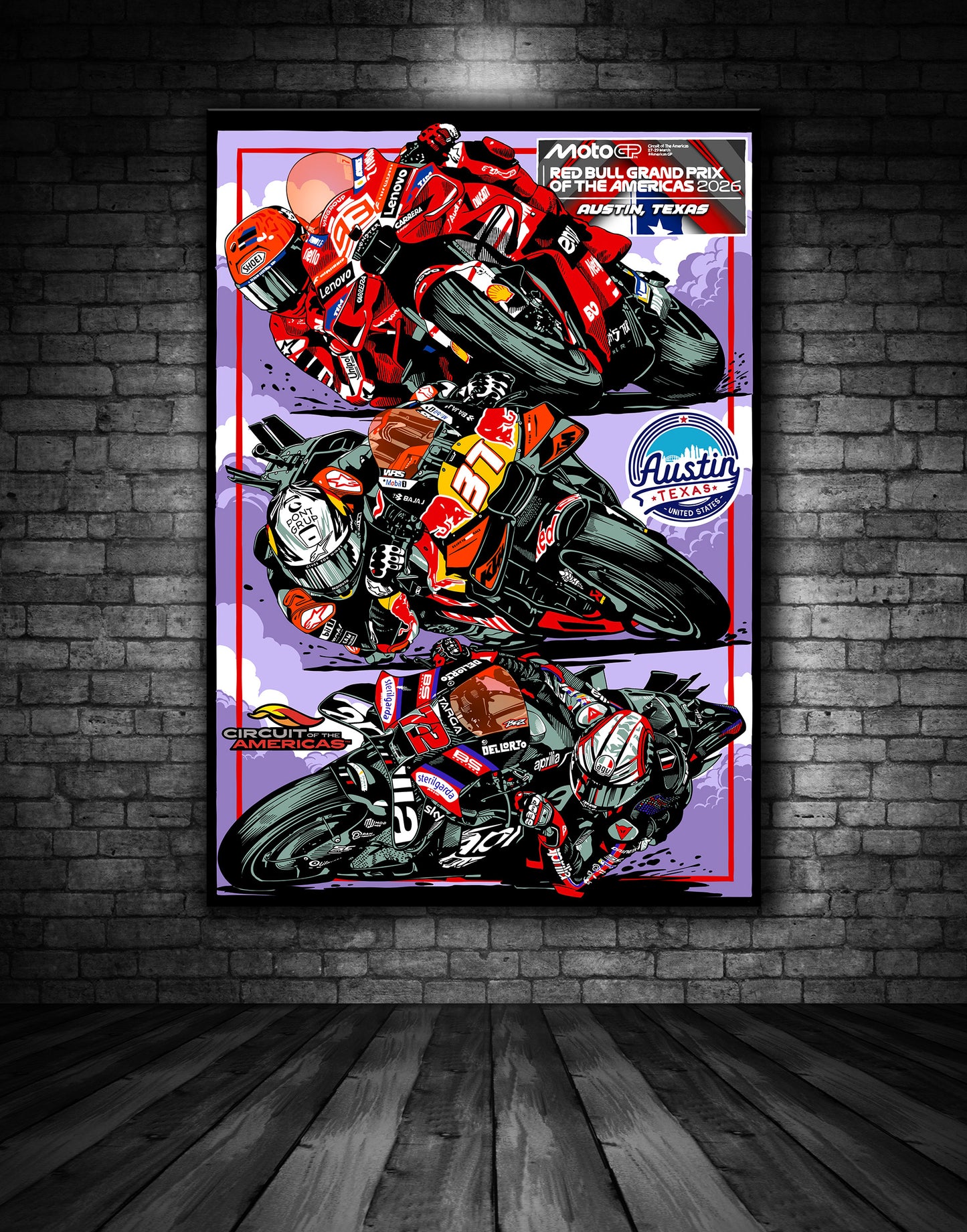 MOTO GP COTA POSTER