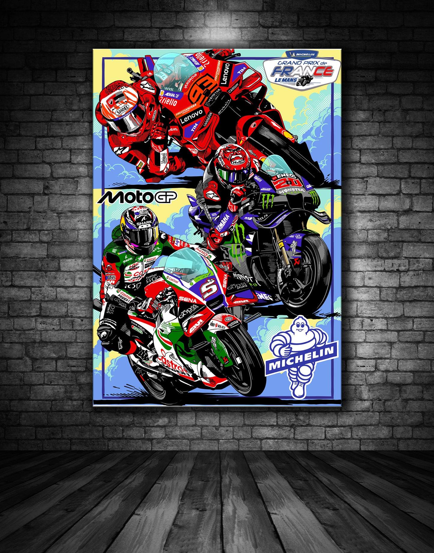 MOTO GP OF FRANCE POSTER 2026