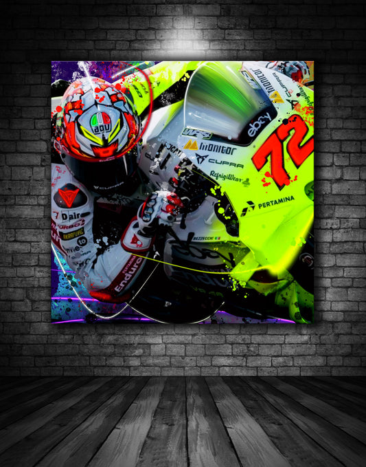 Marco Bezzecchi Team VR46 Ducati Moto GP Graffiti Painting