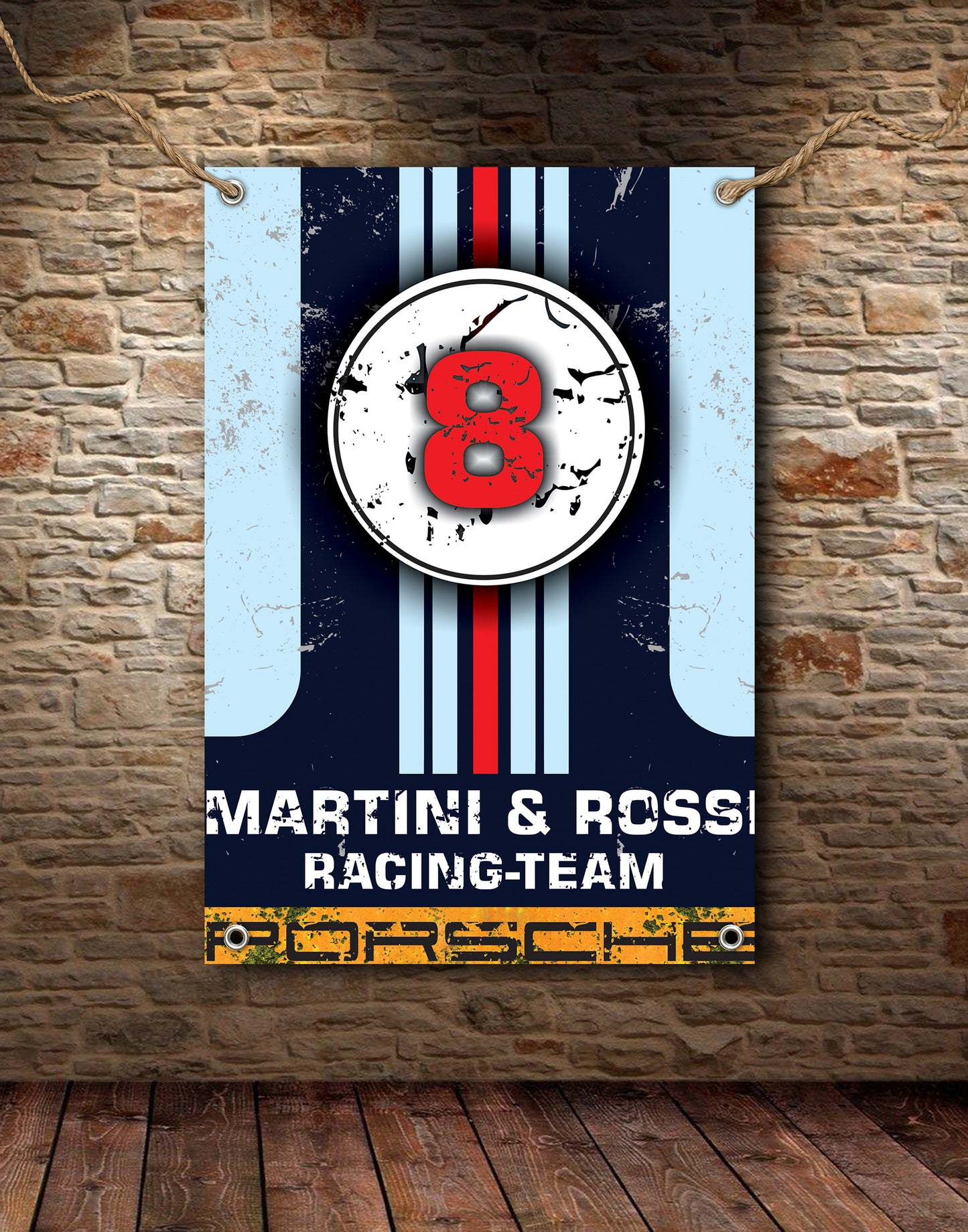 Martini Porsche #8 Banner